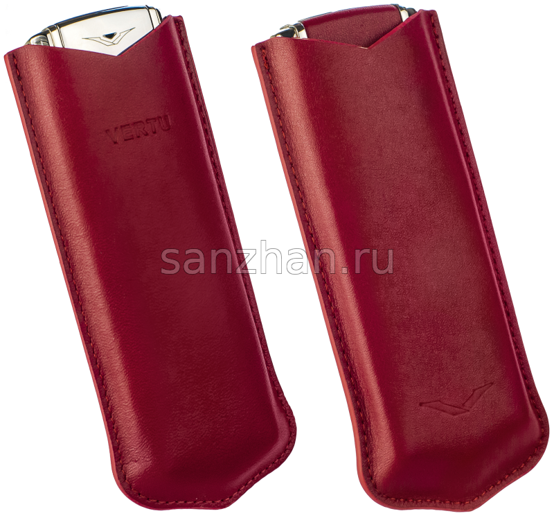 Чехол для Vertu Signature S Design Raspberry Leather (натуральная эко-кожа)