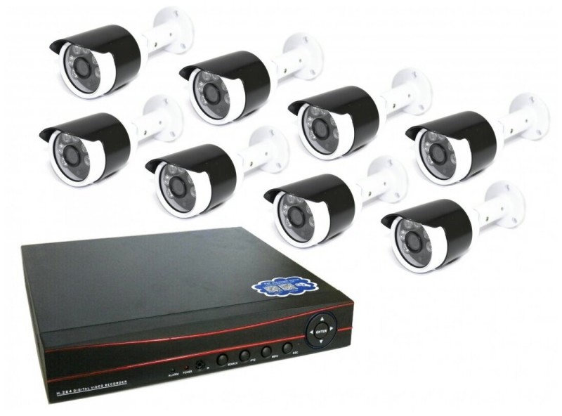 Комплект IP видеонаблюдения 8 камер XPX K3908 (4 Mp)