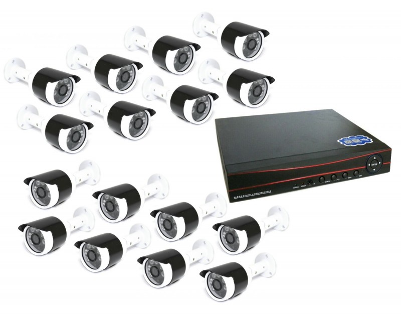 Комплект  IP видеонаблюдения 16 камер  XPX K3916 (2 Mp)