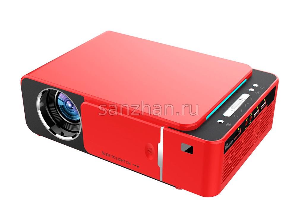 Портативный проектор Everycom T6 (2600 люмен) красный
