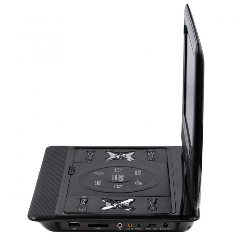 Портативный DVD-плеер 10,8 " XPX EA-1049L с цифровым TV тюнером DVB-T2