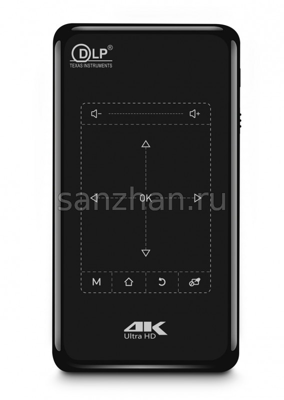 Мини-проектор 4K  DLP P09 Android 1+8 гб / Wifi