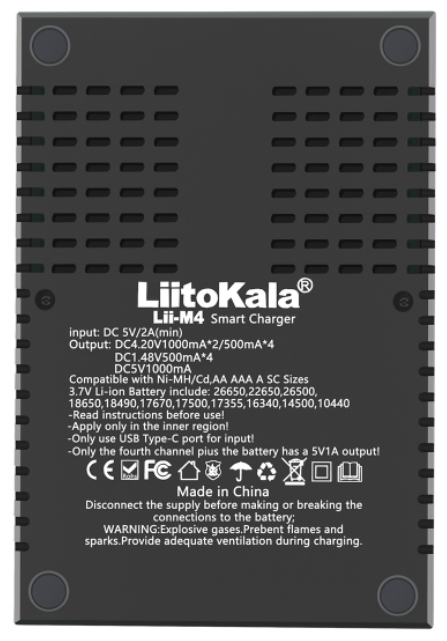 Зарядное устройство для аккумуляторов LiitoKala Lii-M4